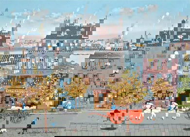 Michel Delacroix, Felix Potin, Limited Edition Lithograph