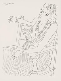Henri Matisse, Serie P, var. 3 (Duthuit 9), Henri Matisse, Dessins, Themes et variations, Limited