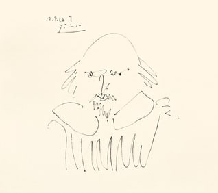 Pablo Picasso, Shakespeare X (Bloch 1197), Picasso-Aragon Shakespeare, Limited Edition Lithograph