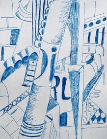 Fernand Leger, Interieur d'hopital, Dessins de Guerre 1915-16, Limited Edition Lithograph