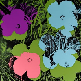 Andy Warhol, Flowers, no64, Official Edition, Sunday B. Morning, Silkscreen