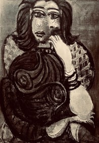 Pablo Picasso, Composition, Carnet de dessins de Picasso, Cahiers d'Art, Limited Edition Lithograph