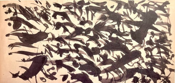 Jackson Pollock, Composition, Jackson Pollock, The Last Sketchbook, Limited Edition Lithograph