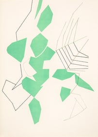 Andre Beaudin, Feuilles evadees, Souvenirs et portraits d'artistes, Limited Edition Lithograph