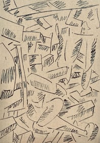 Fernand Leger, Deux soldats dans un abri, Dessins de Guerre 1915-16, Limited Edition Lithograph