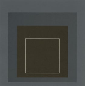 Josef Albers, Homage to the Square, Josef Albers: White Line Squares, Limited Edition Lithograph