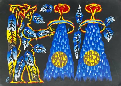 Jean Lurcat, Le Verseau (Aquarius), Les Signes du zodiaque, Limited Edition Lithograph