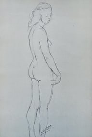 Henry Strater, Composition, 24 Drawings by Henry Strater, Limited Edition Lithograph