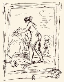 Pierre-Auguste Renoir, Femme au cep de vigne, Les Lithographies de Renoir, Limited Edition