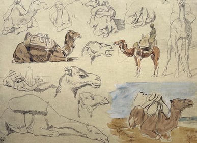 Eugene Delacroix, Composition, Trente et un Dessins et Aquarelles du Maroc, Limited Edition