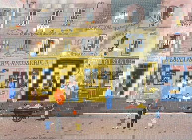 Michel Delacroix, Au Moulin de Paris, Limited Edition Lithograph