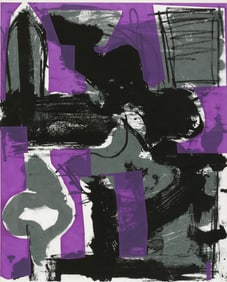 Grace Hartigan, Composition, Salute, Limited Edition Silkscreen