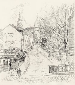 Charles Camoin, Montmartre, A La gloire a Paris, Limited Edition Etching