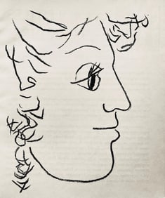 Andre Marchand, Composition, pierre a feu provence noire, Limited Edition Lithograph