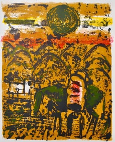 Paul Guiramand, Composition, Œuvres completes d'Albert Camus, Limited Edition Lithograph