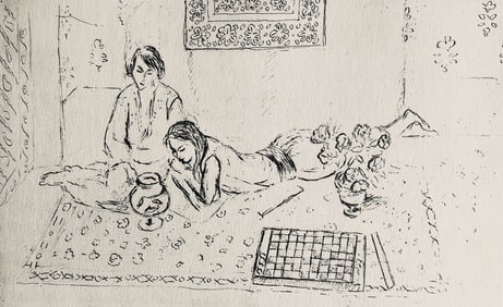 Henri Matisse, Composition (Dutel 3), Dessins de Henri-Matisse, Limited Edition Lithograph