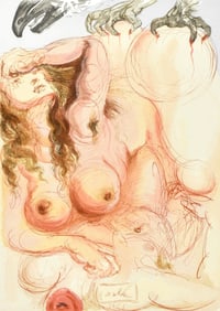 Salvador Dali, Purgatorio IX (Michler/Lopsinger 1039-1138; Field 189-200), La Divina Commedia,