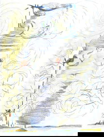 Salvador Dali, Composition (Field 67-4; M/L 174-187), Dali illustre Casanova, Limited Edition