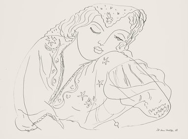 Henri Matisse, Serie I, var. 8 (Duthuit 9), Henri Matisse, Dessins, Themes et variations, Limited