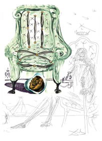 Salvador Dali, Fauteuil a respirer pneumatique (M/L 822-831; Field 75-13), Imaginations et Objets du