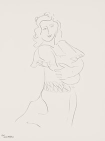 Henri Matisse, Serie O, var. 15 (Duthuit 9), Henri Matisse, Dessins, Themes et variations, Limited
