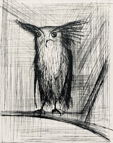 Bernard Buffet, Composition (Reinz 208-222), Voyages Fantastiques, Limited Edition Etching