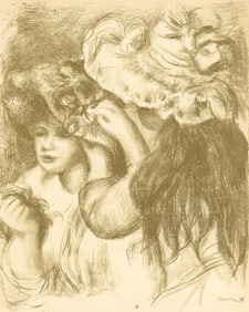 Pierre-Auguste Renoir, Le chapeau epingle, Les Lithographies de Renoir, Limited Edition Lithograph