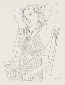 Henri Matisse, Serie P, var. 4 (Duthuit 9), Henri Matisse, Dessins, Themes et variations, Limited