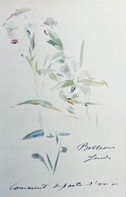 Edouard Manet, Composition, Edouard Manet, Letters with Aquarelles, Limited Edition Lithograph