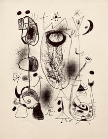 Joan Miro, Composition, The Prints of Joan Miro, Limited Edition Etching