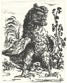 Pablo Picasso, Le Coq (The Rooster) (Orozco p.82), Histoire naturelle, Limited Edition Lithograph