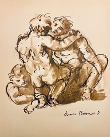 Emile Bernard, Composition, Eloge de Emile Bernard, Limited Edition Woodcut