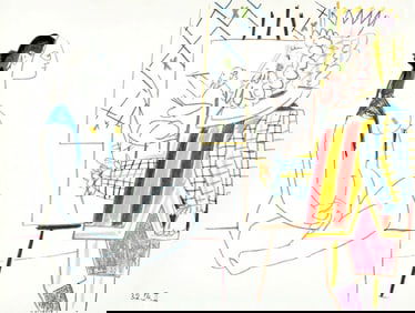 Pablo Picasso, Composition, La Comedie Humaine, Verve, Revue Artistique et Litteraire, Limited