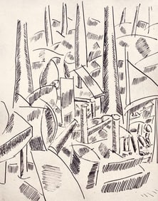 Fernand Leger, Le Sapeur, Dessins de Guerre 1915-16, Limited Edition Lithograph