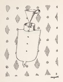 Rene Magritte, Composition, Dix dessins de Rene Magritte, Limited Edition Lithograph