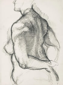 Ian Hornak, Renaissance Female Nude Figure Study, 1963, Original Drawing