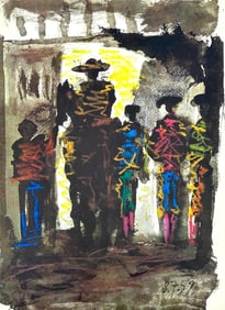 Pablo Picasso, Composition (Bloch 1276; Czwiklitzer 23), Toros y Toreros, Limited Edition Lithograph