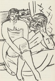 Max Beckmann, Composition (Gallwitz 286; Hofmaier 323-329; Rifkind 150 1-7), Der Mensch ist kein