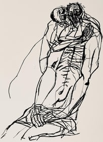 Abraham Rattner, Pieta, Limited Edition Lithograph
