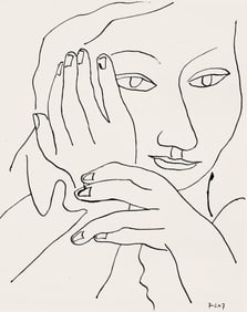 Fernand Leger, Composition, Levers de rideau sur la question du bonheur, Limited Edition Lithograph