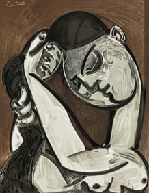 Pablo Picasso, Femme se coiffante, XXe siecle, Limited Edition Lithograph