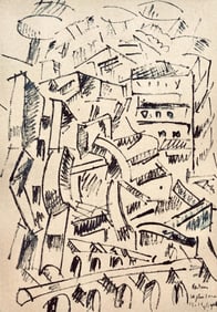 Fernand Leger, Verdun: La place d'Armes, Dessins de Guerre 1915-16, Limited Edition Lithograph