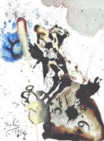 Salvador Dali, Composition (Michler/Lopsinger 1600; Field 69-3), Biblia Sacra, Limited Edition