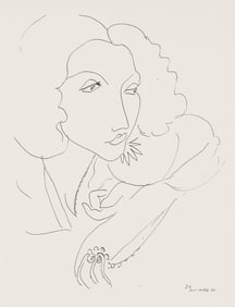 Henri Matisse, Serie I, var. 15 (Duthuit 9), Henri Matisse, Dessins, Themes et variations, Limited