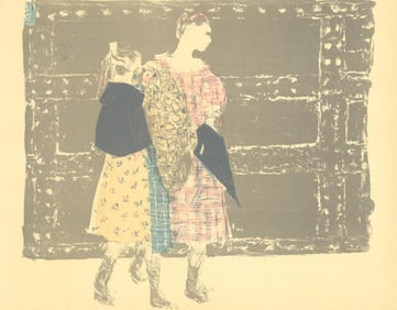 Edouard Vuillard, Sur le Pont de l'Europe, L'œuvre grave de Vuillard, Limited Edition Lithograph