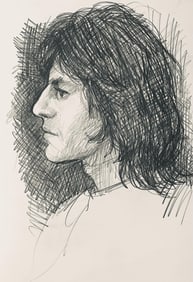 Ian Hornak, Renaissance Male Figure Study, 1963, Original Drawing