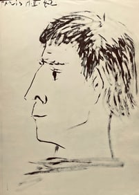 Pablo Picasso, Composition, Carnet de dessins de Picasso, Cahiers d'Art, Limited Edition Lithograph