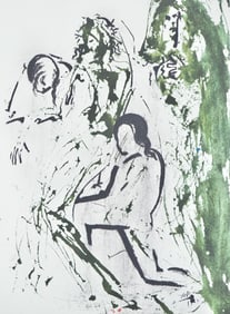 Salvador Dali, Composition (Michler/Lopsinger 1600; Field 69-3), Biblia Sacra, Limited Edition