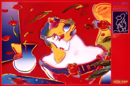 Peter Max, Day Dream: Romance Series, 2000, Hand Signed, Official Edition Offset Lithograph