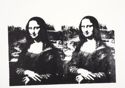 Andy Warhol, Mona Lisa (after Leonardo da Vinci), Official Limited Edition, Sunday B. Morning,